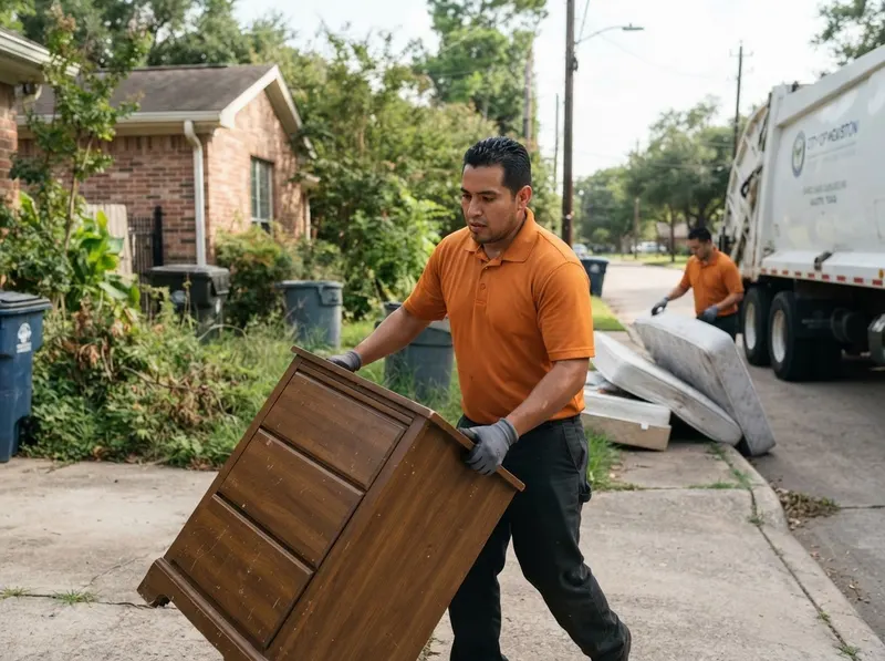Bulky Trash and Heavy Waste Haul-Away in Houstan, TX